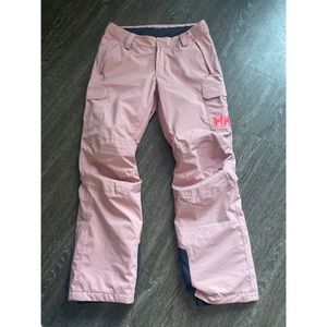 Pink Helly Hansen cargo Ski Pants - great condition, size large